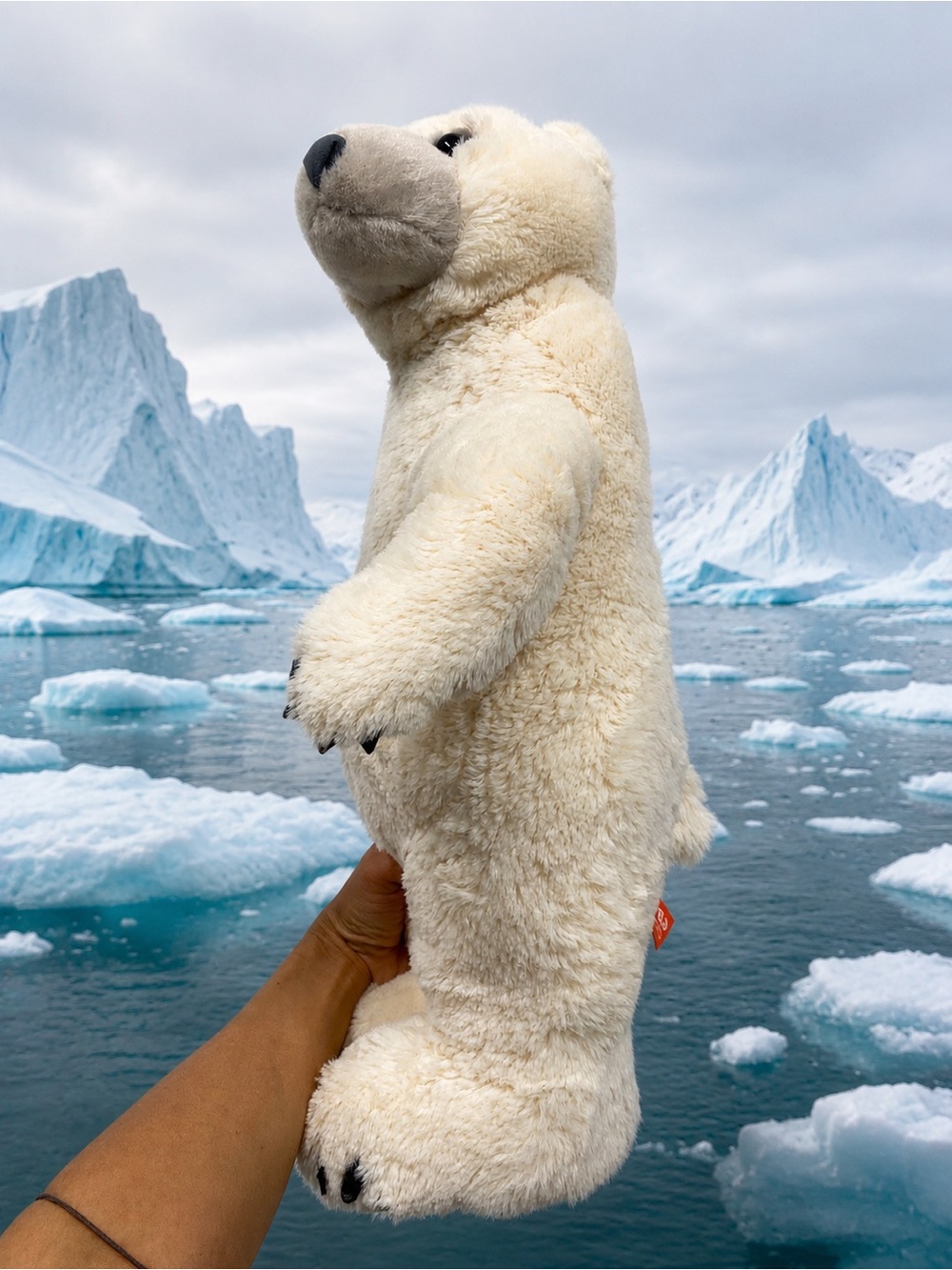 Big 20 inch Polar Bear  - Wild Republic - like new